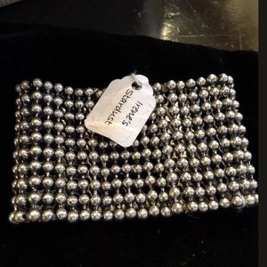 Irene’s Stardust Stretchy Metal Ball Bracelet